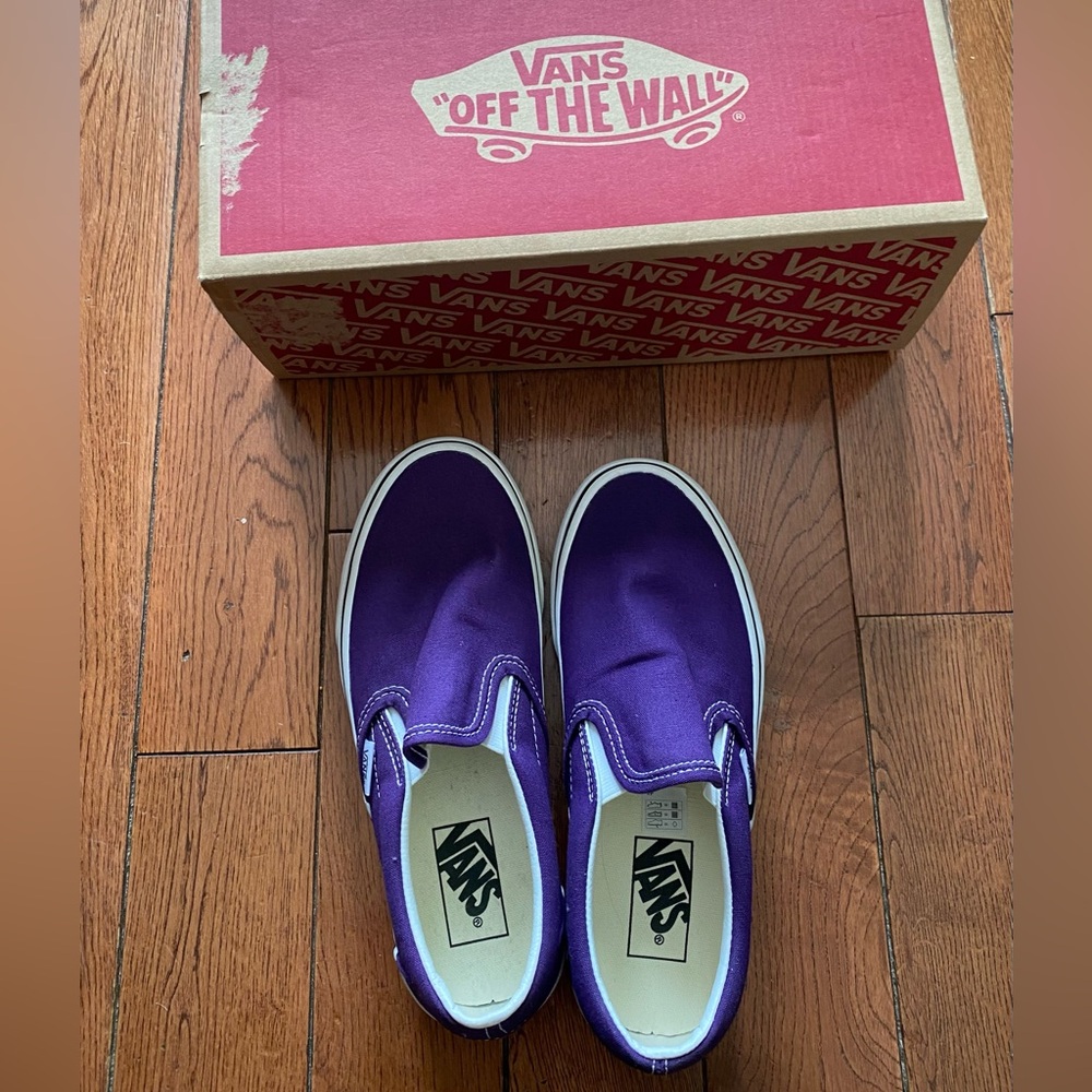 Vans Classic Purple Slip-Ons